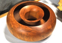 Bowl with a hole.