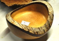 Natural edge bowl