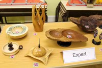 Snainton Woodturning Club competition entries