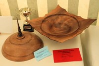 Walnut winged bowl