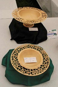 Pierced Rim bowl by Carol Knott