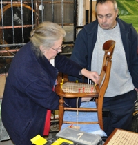 Chair caning