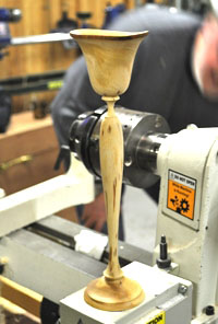 Natural edge goblet
