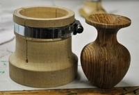 Hollow form vase