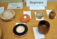 Woodturning competition entries