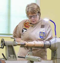 Turning a candlestick
