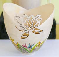 Pierced and decorated bowl