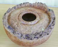 Natural edge hollow form