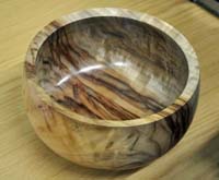 Wooden bowl