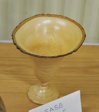 Natural edge vase
