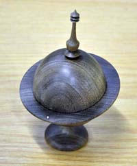 Turned wooden Saturn box