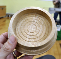 Wine bottle coaster
