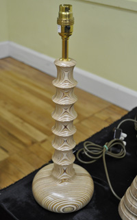 Turned lampstand