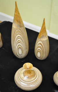 Turned plywood