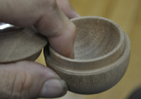 Small turned box