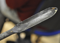 Spoon shaped hollowing tool