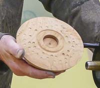 Raised punch holes