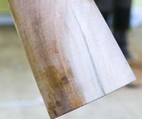 Repairing cracked wood