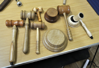 Gavel and block