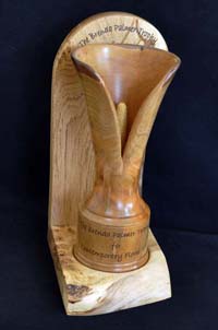 Calla lily floral society trophy