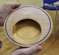 off centre hollow form
