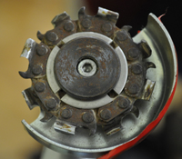 Chainsaw wheel