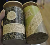 Crackle glaze pot