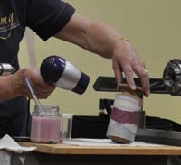 Drying paint