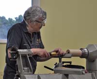 Hollowing a pot