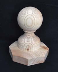 Spherical summerhouse finial
