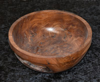 Burr elm bowl