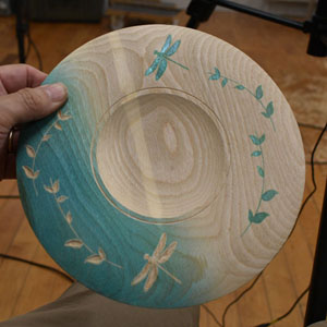 Decorated platter