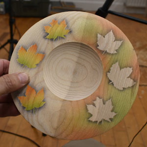 Decorated platter
