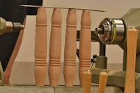 Four stool legs