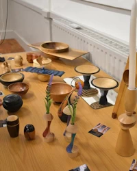 Turned exhibits by Ian Ethell
