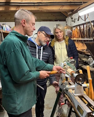 Dan Fearnley, woodturning tutor