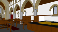 Grosmont church sketchup