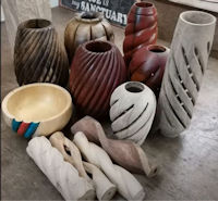 Twists and spirals woodturning