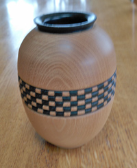 basketweave vase