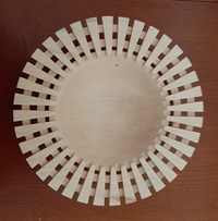 fluted bowl