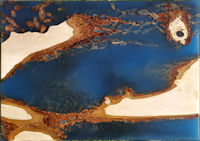 Resin coffee table