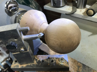 sphere and hollowing jig