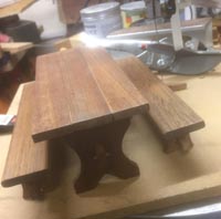 Doll's house bench