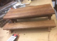 Tudor doll's house bench