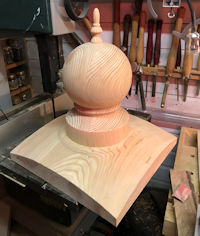 Summerhouse finial