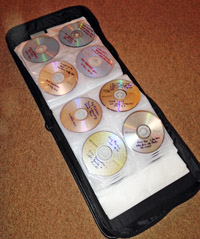 DVD library case
