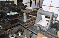 Wheelwright's lathe
