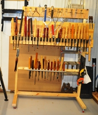Mobile toolrack